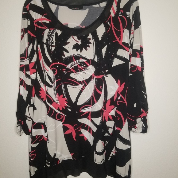 Style & Co. Tops - Style and Co. Jazzy Patterned Tunic